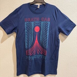 Death Cab for Cutie Blue Graphic Concert T-Shirt